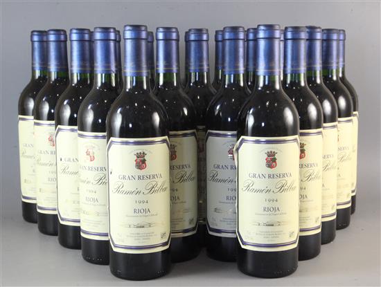 Twenty four bottles of Ramon Bilbao, Gran Reserva, Rioja, 1994